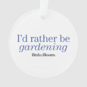 In plaats van tuinieren ornament (voorkant)