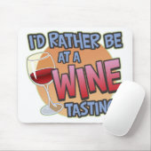 In plaats van wijn te beproeven muismat (Met muis)