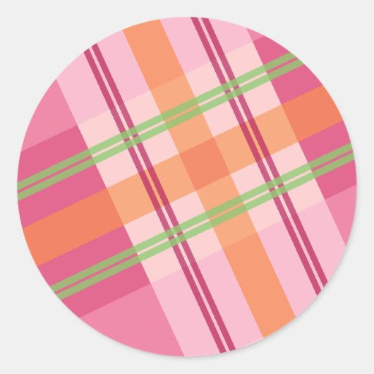  in Plaid Stickers (Voorkant)