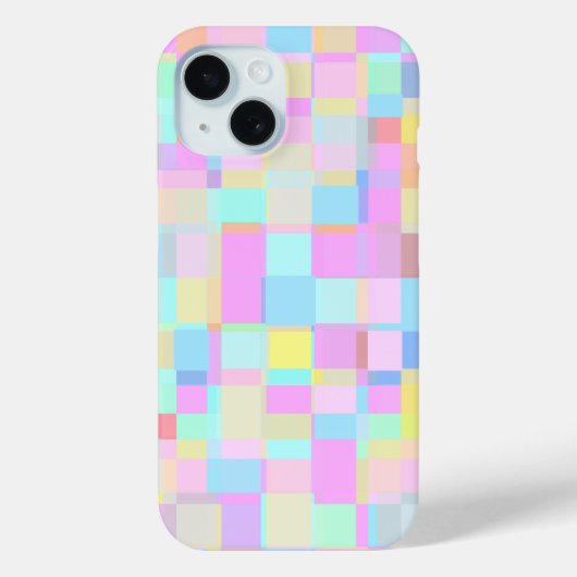 in Plaid - Zachte pastel gekleurd Case-Mate iPhone Case (Achterkant)