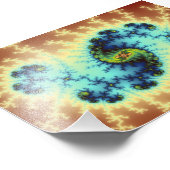 In Playcast - Fractal Art Foto Afdruk (Hoek)