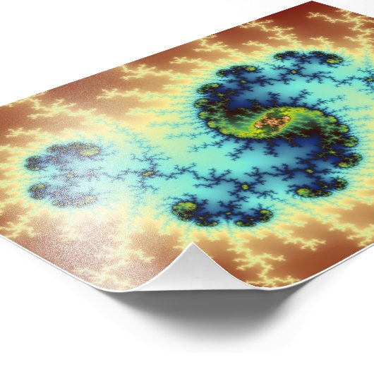 In Playcast - Fractal Art Foto Afdruk (Hoek)