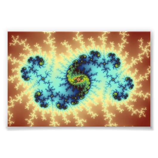 In Playcast - Fractal Art Foto Afdruk (Voorkant)