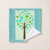 in Polka dots Collectie Bad Handdoek (Wasdoekje)