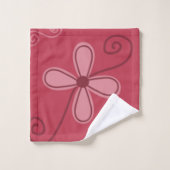 in Polka Dots collectie Bath Towel Set Bad Handdoek (Wasdoekje)