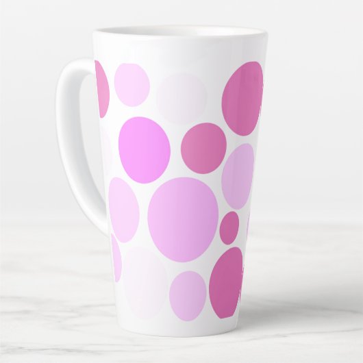  in Polka dots Collectie Latte Mok (Linkerhoek)