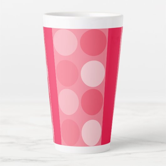  in pooldots Collectie Latte Mok (Voorkant)