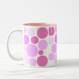  in pooldots Collectie Tweekleurige Koffiemok