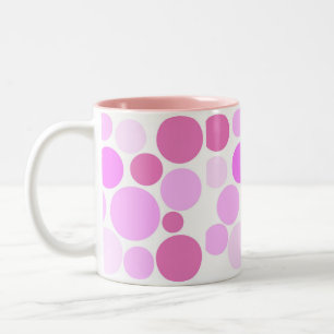 in pooldots Collectie Tweekleurige Koffiemok
