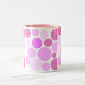 in pooldots Collectie Tweekleurige Koffiemok (Center)