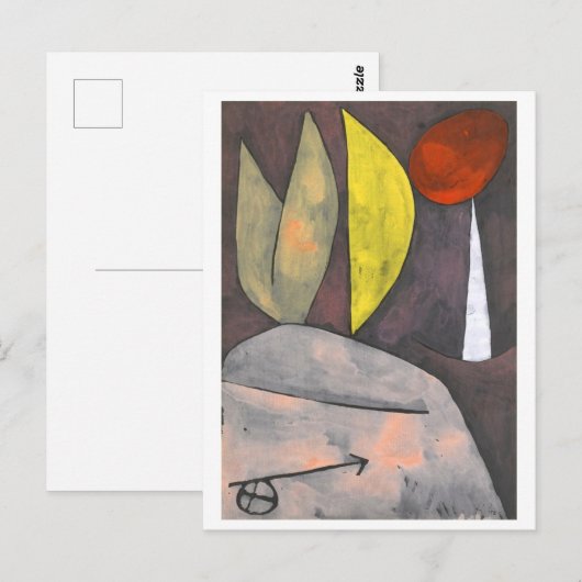 In Positie door Paul Klee Briefkaart (Voorkant / Achterkant)