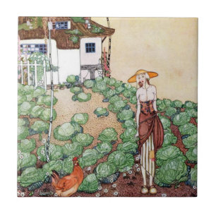 in Powder and crinoline 1912 door Kay Nielsen Tegeltje