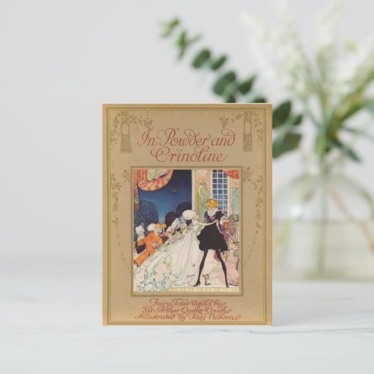 In Powder and Crinoline 1913, kap van Kay Nielsen Briefkaart (Staand voorkant)