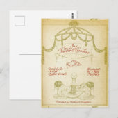 In Powder en Crinoline, de titelpagina van Kay Nie Briefkaart (Voorkant / Achterkant)