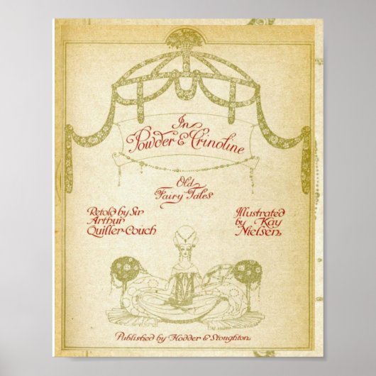 In Powder en Crinoline, de titelpagina van Kay Nie Poster (Voorkant)