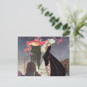 In Powder en Crinoline Kay Nielsen Briefkaart (Staand voorkant)