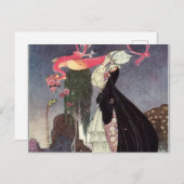 In Powder en Crinoline Kay Nielsen Briefkaart (Voorkant / Achterkant)