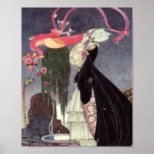 In Powder en Crinoline Kay Nielsen Poster