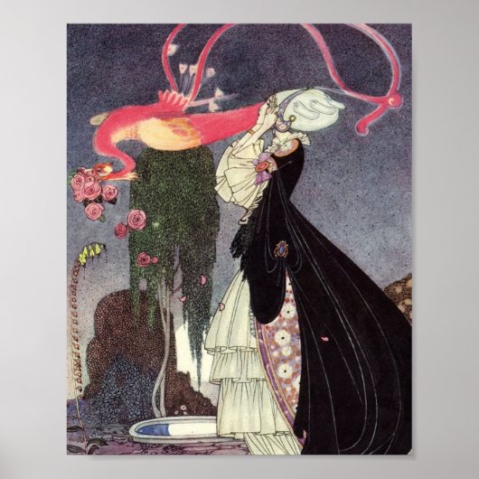 In Powder en Crinoline Kay Nielsen Poster (Voorkant)