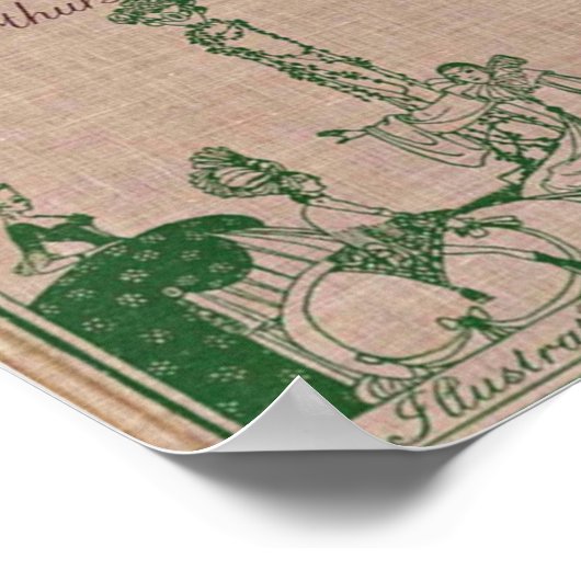 In Powder en Crinoline, Kay Nielsen's hardcover Poster (Hoek)