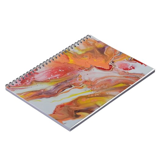 In pracht stijgen we op notitieboek (Linkerzijde)