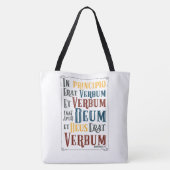  in Principio Erat Verbum Tote Bag (Achterkant)