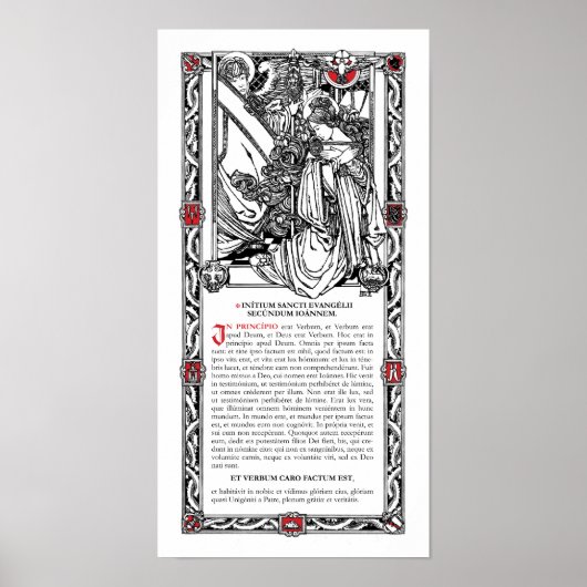 "In Principio" Side Altar Kaart Poster (Voorkant)