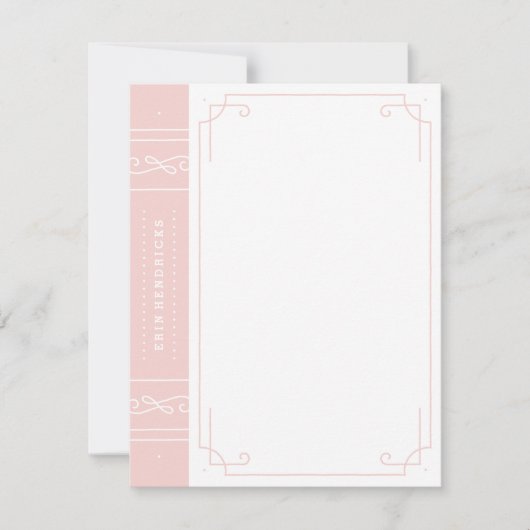 In printpapier - Bubblegum Notitiekaartje (Voorkant)