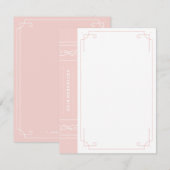 In printpapier - Bubblegum Notitiekaartje (Voorkant / Achterkant)