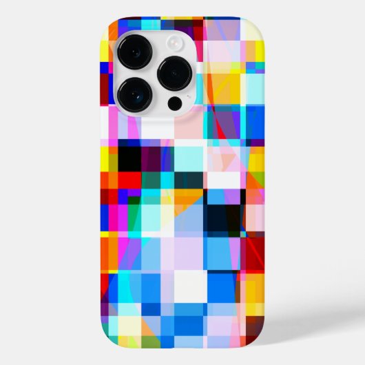 in Pset 3 - kleurrijke iPhone Case (Achterkant)