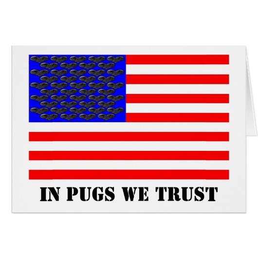 In Pugs vertrouwen we (Voorkant Horizontaal)