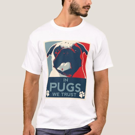 In Pugs vertrouwen we op Shirt (Voorkant)
