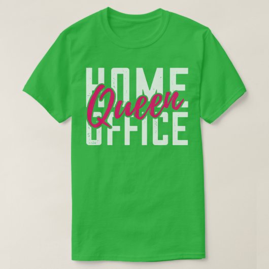 In quarantaine geplaatst Home Kantoor 1 T-shirt (Design voorkant)