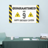 in quarantaine geplaatste verjaardagsbanner spandoek (Beurs)