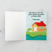 In quarantaine niemand waar ik liever mee vast zit kaart (Binnen)