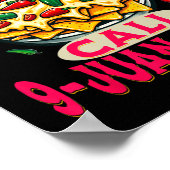 In Queso Emergency Cinco de Mayo Bel 9 Juan Funny Poster (Hoek)