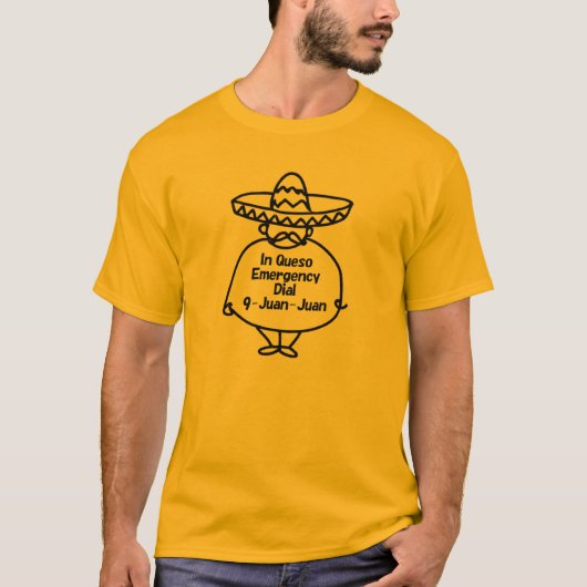 In Queso Emergency T-shirt (Voorkant)