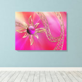 In Radiant Splendor Canvas afdrukken (Insitu (Houten vloer))