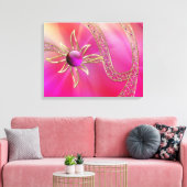 In Radiant Splendor Canvas afdrukken (Insitu (Woonkamer))