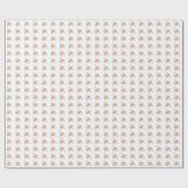 in reliëf 3D koper Honeybee Garden Patroon Cadeaupapier (Vlak)