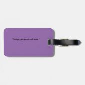 In reliëf ...bagagelabel bagagelabel (Achterkant horizontaal)