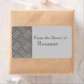 In reliëf gemaakt Aluminiummetaal kijk Douaneboeke Etiket (Insitu)