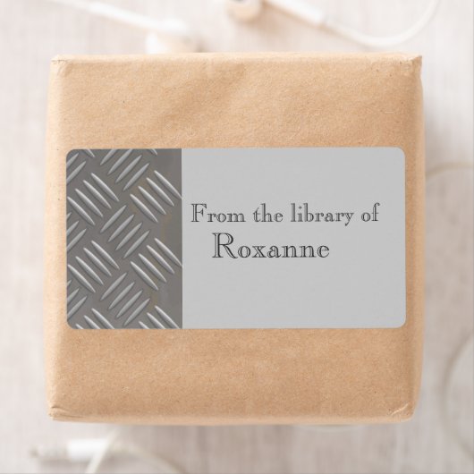 In reliëf gemaakt Aluminiummetaal kijk Douaneboeke Etiket (Insitu)