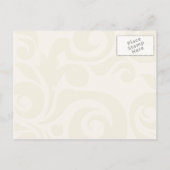 In reliëf gemaakt Bord groen Sla de Datum Briefkaa Aankondigingskaart (Achterkant)