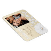 in reliëf gemaakt Posy Bewaar de datum Magneet (Rechterzijde)