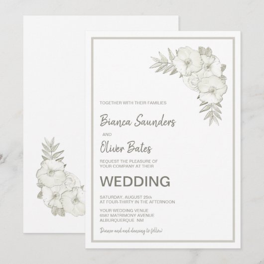 in reliëf kaart (Voorkant / Achterkant)