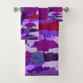 In reliëfbekleding geplaatste Chalk-schaduwen van Bad Handdoek (Insitu)