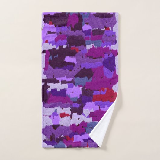 In reliëfbekleding geplaatste Chalk-schaduwen van Bad Handdoek (Handdoek)