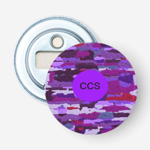 In reliëfbekleding geplaatste Chalk-schaduwen van Button Flesopener