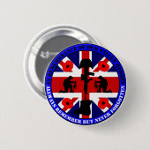 In Remembrance of our fallen UK Heroes Ronde Button 5,7 Cm (Voorkant /achterkant)